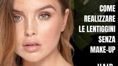 come realizzare lentiggini spray capelli senza make-up